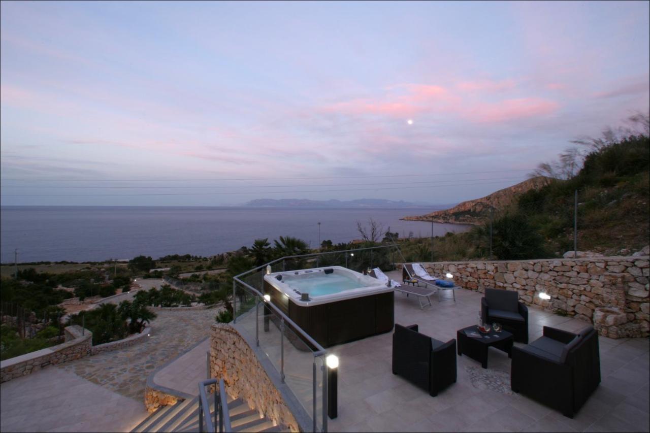 Villa Antonia - Vasca Idromassaggio Terrazza Vista Mare San Vito Lo Capo Exteriör bild