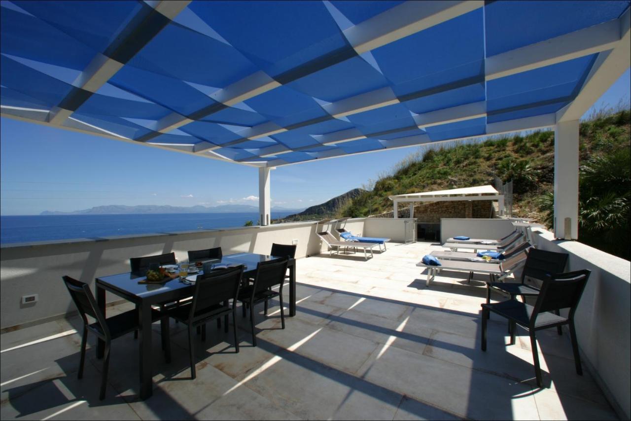 Villa Antonia - Vasca Idromassaggio Terrazza Vista Mare San Vito Lo Capo Exteriör bild