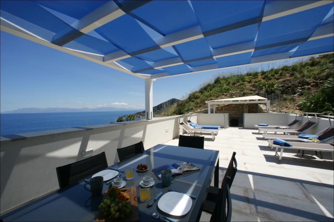 Villa Antonia - Vasca Idromassaggio Terrazza Vista Mare San Vito Lo Capo Exteriör bild