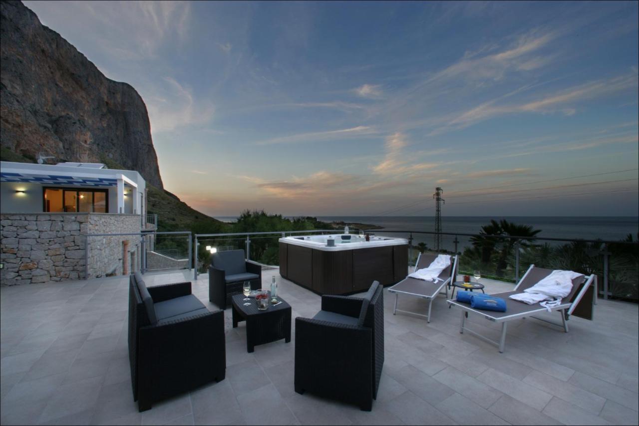 Villa Antonia - Vasca Idromassaggio Terrazza Vista Mare San Vito Lo Capo Exteriör bild